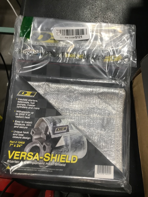 Photo 2 of Design Engineering 010402 Versa-Shield 7" x 24" Starter Heat Shield Wrap