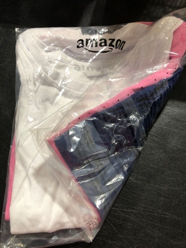 Photo 2 of Amazon Essentials Girls and Toddlers' Tank Top, Multipacks 3 Blue/Pink/Bright White Large