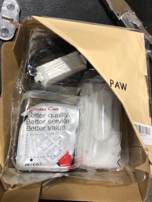 Photo 1 of Crown Paw Rechargeable Dog Shock Collar with Remote - Beep, Vibration, and Shock Modes, 1600ft Long Range, Waterproof Training Collar for Large, Medium, and Small Dogs with Free Airtag Holder