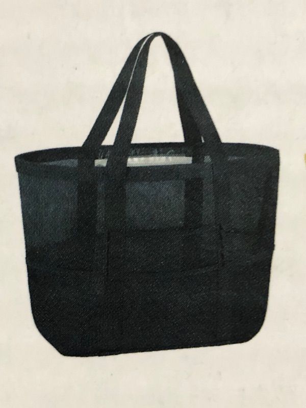 Photo 1 of 0Large Mesh Beach Tote Black