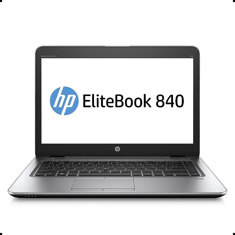 Photo 1 of HP EliteBook 840 G3 14in Laptop, Core i5-6300U 2.4GHz, 16GB Ram, 500GB SSD, Windows 10 Pro 64bit (Renewed)
