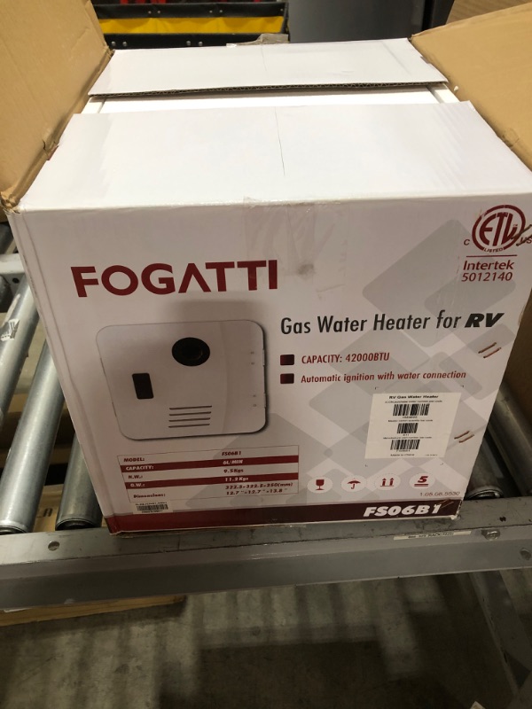 Photo 1 of RecPro RV Tankless Water Heater | On Demand Hot Water Heater | Gas Water Heater | Remote Control Included (Black)