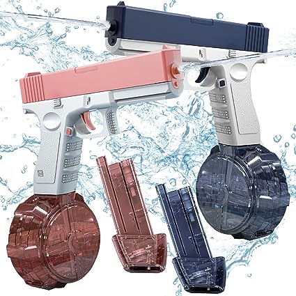 Photo 1 of 2PCS Electric Water Gun Toy - 32ft Water Guns with Expansion - Automatic Electric Water Guns for Adults & Kids - Water Squirt Guns - Squirt Guns for Kids Swimming Pool Beach Outdoor Party Games
