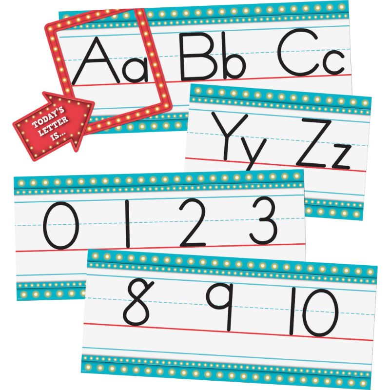 Photo 1 of Teacher Created Resources Marquee Alphabet Bulletin Board Set
