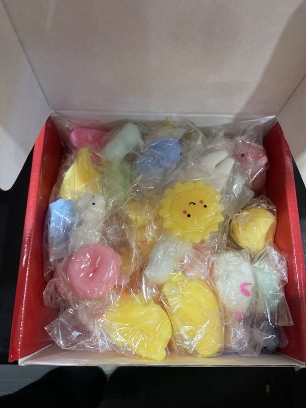 Photo 1 of 60Pcs Mochi Squishy Toys, Cute Animals, Assorted Colors, for Kids Boys Girls Party Favors Birthday Gifts 60 Pcs