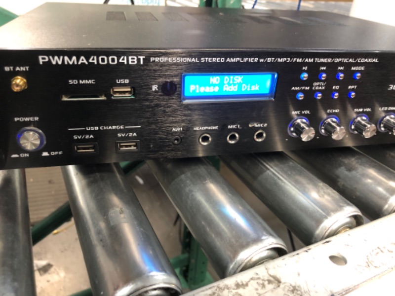 Photo 3 of ***USED LIKE NEW***Pyle Bluetooth Multi-Channel Hybrid Pre-Amplifier System - 3000W Home Audio Rack Mount Stereo Power Amplifier 