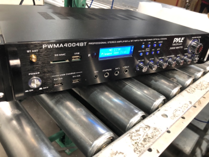 Photo 2 of ***USED LIKE NEW***Pyle Bluetooth Multi-Channel Hybrid Pre-Amplifier System - 3000W Home Audio Rack Mount Stereo Power Amplifier 