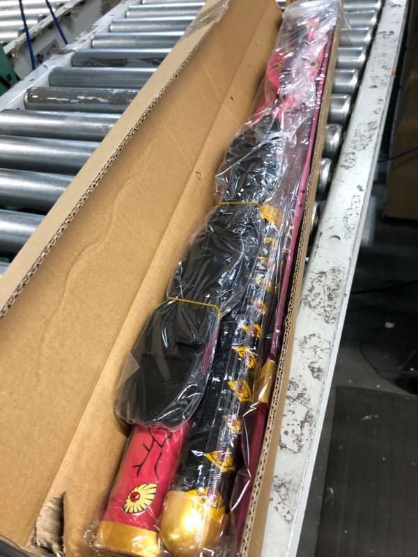 Photo 1 of SV Handmade Anime Samurai Sword Demon Slayer Sword 41 Inch Decorative Collectible Sword Original-Kokushibo