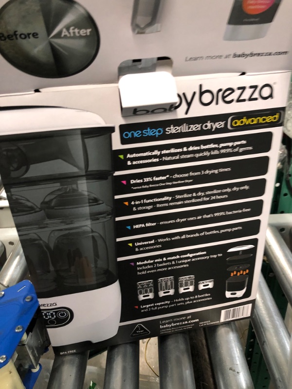 Photo 4 of Baby Brezza Bottle Sterilizer and Dryer Advanced –
