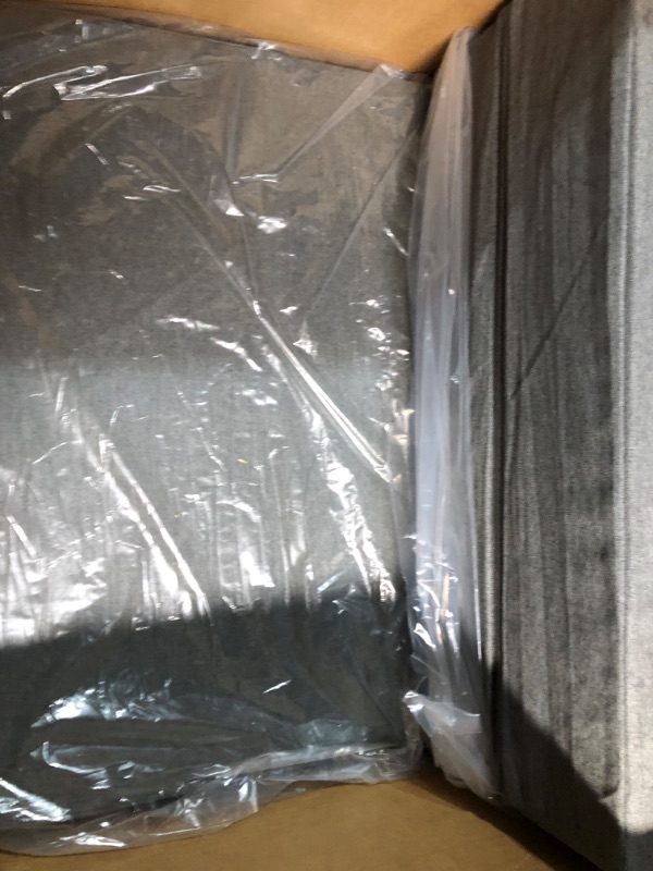 Photo 1 of Kingfun Folding Sofa Bed with Pillow,Futon Sleeper Chair-Lazy Guest Beds for Living Room Small Spaces,Cot Size-Dark Gray