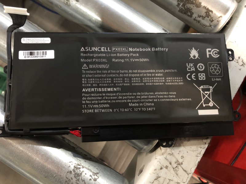 Photo 5 of ASUNCELL PX03XL 715050-001 Laptop Battery 