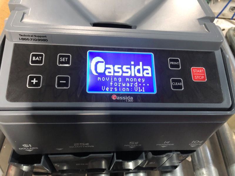 Photo 5 of Cassida C300 Professional USD Coin Counter, Sorter and Wrapper/Roller | 35% Faster Wrapping Coins with Quickload 