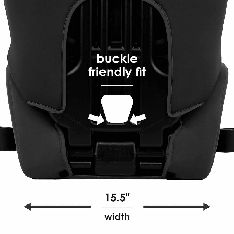 Photo 4 of Diono Cambria 2 XL 2022, Dual Latch Connectors, 2-in-1 Belt Positioning Booster Seat Black