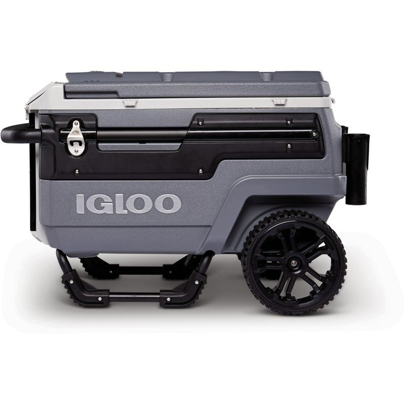 Photo 1 of **MISSING PARTS*DAMAGE*SEE NOTES 
Igloo 70 Qt Premium Trailmate Wheeled Rolling Cooler Gray