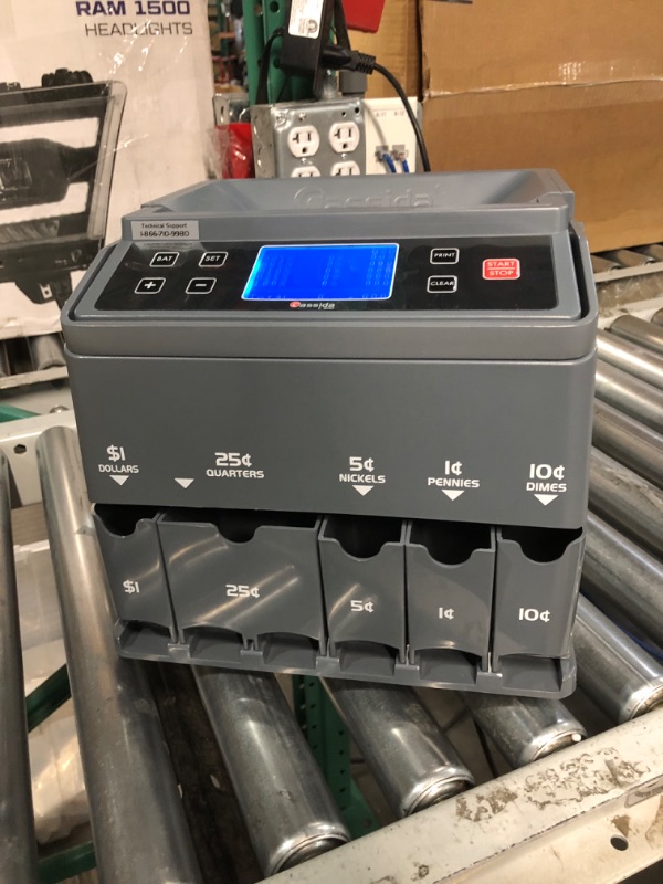 Photo 1 of Cassida C300 Professional USD Coin Counter, Sorter and Wrapper/Roller 