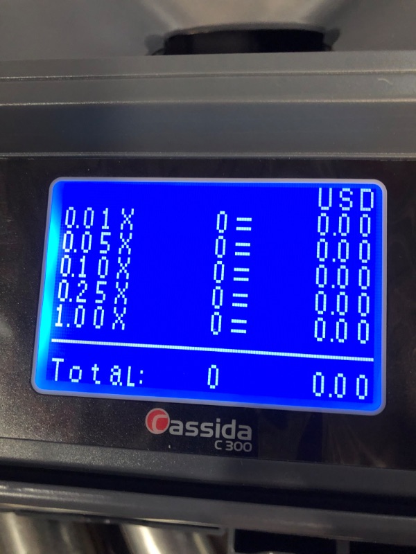 Photo 7 of Cassida C300 Professional USD Coin Counter, Sorter and Wrapper/Roller 