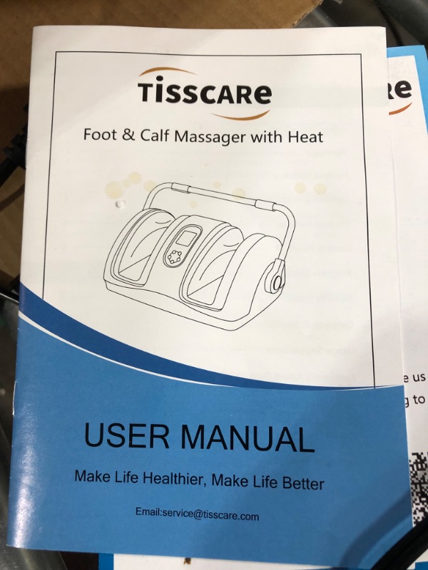 Photo 4 of TiSSCARE Shiatsu Massage Foot Massager Machine - Improves Blood Flow Circulation, Deep Kneading & Tissue with Heat/Remote, White