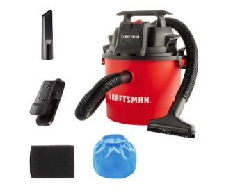 Photo 1 of **REEAD NOTES BELOW**CRAFTSMAN 2.5-Gallons 2-HP Corded Wet/Dry Shop Vacuum with Accessories Included