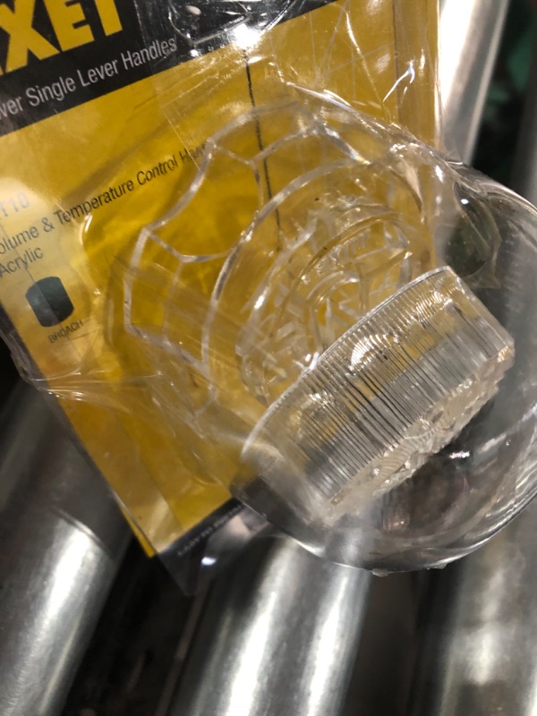 Photo 1 of Mixet OEM Mixet Tub/Shower Repair Kit - Clear Acrylic Temperature and Volume Control Handles 