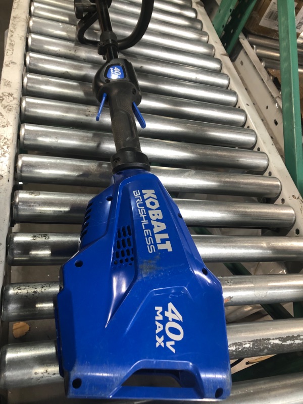 Photo 1 of **PARTS ONLY** Kobalt Gen4 40-volt 15-in Straight Shaft Battery String Trimmer 4 Ah (Battery and Charger Included)