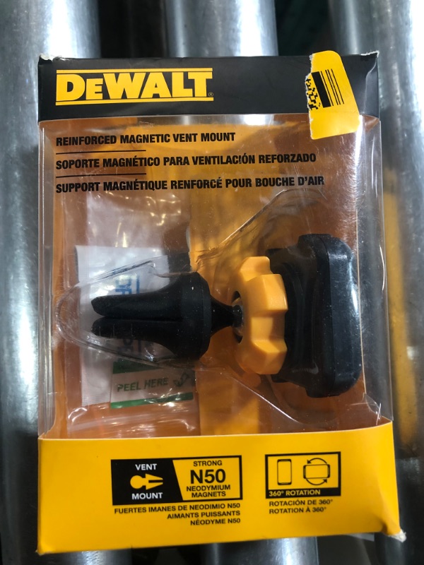 Photo 3 of dewalt black/yellow magnetic mount for all mobile devices