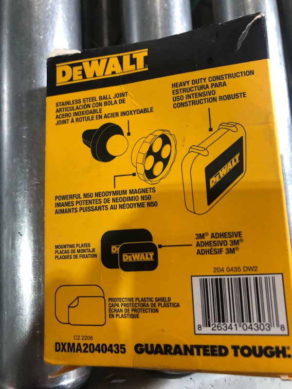 Photo 2 of dewalt black/yellow magnetic mount for all mobile devices