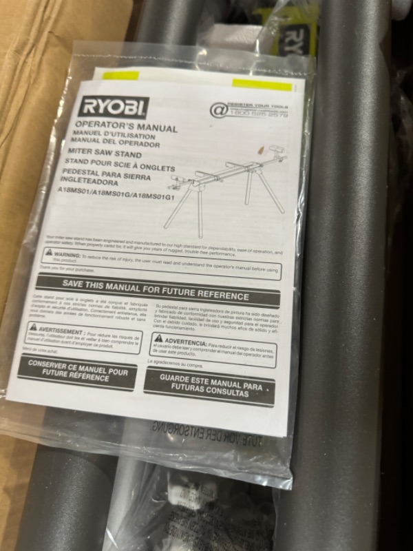 Photo 3 of ***READ NOTES***RYOBI Foldable Miter Saw QUICKSTAND