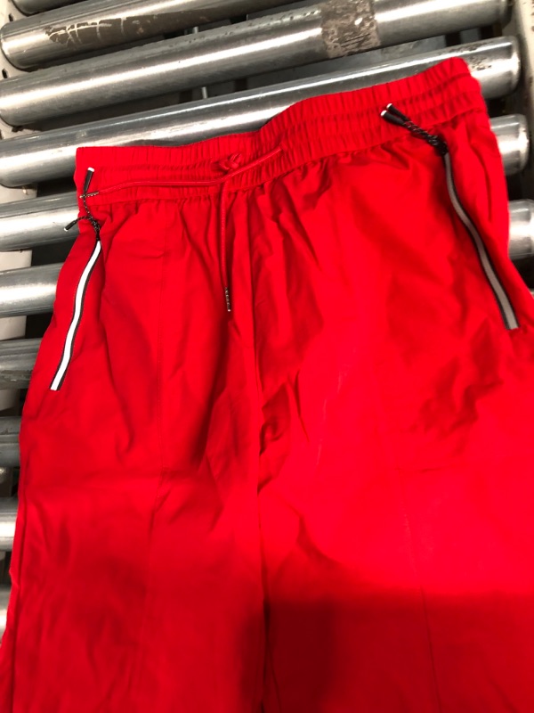 Photo 3 of Stock photo for reference Yundai Women's Red Capri Pants Large