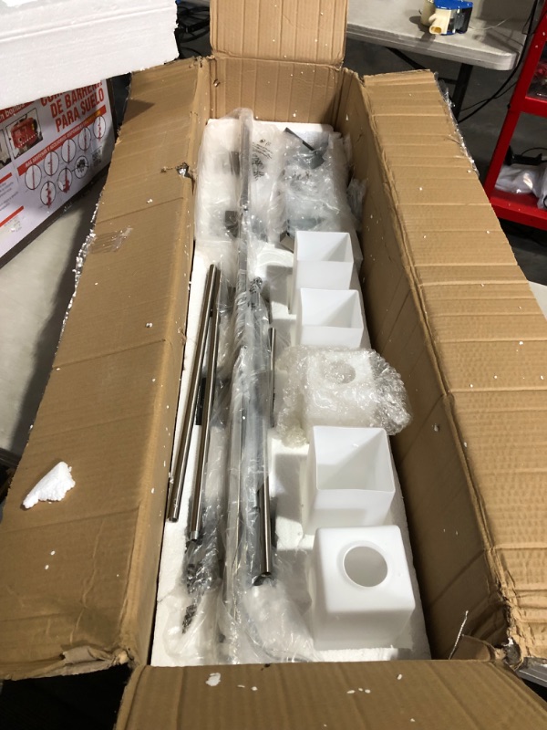 Photo 1 of * used item * see all images *
LIVEX LIGHTING Harding 5 Light Brushed Nickel Linear Chandelier