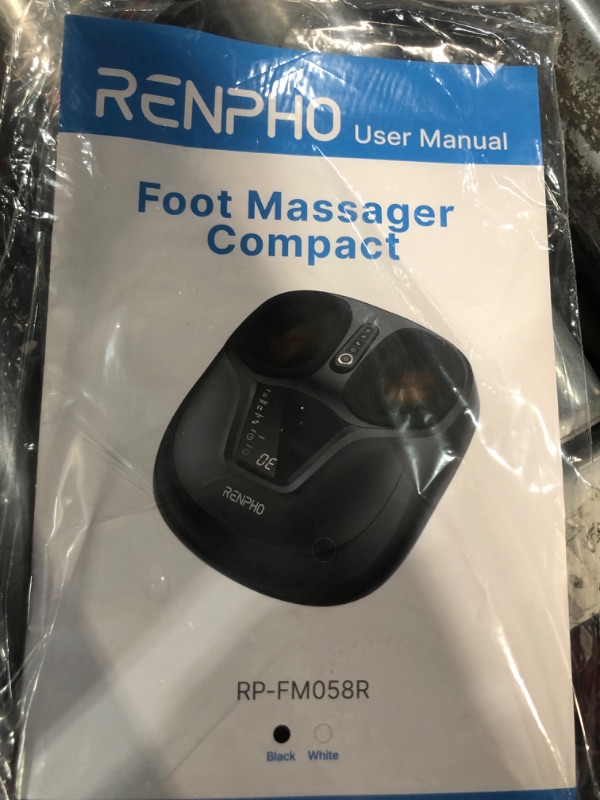 Photo 4 of RENPHO Shiatsu Foot Massager with Heat, Compact Foot Massager Machine with Remote, Deep Kneading, Squeezing