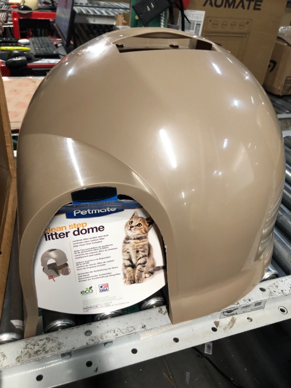 Photo 2 of **PARTS ONLY**
Petmate Booda Clean Step Cat Litter Box Dome (Made in the USA with 95% Recycled Materials)- Titanium Cleanstep 