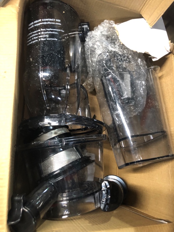 Photo 4 of **PARTS ONLY**
SiFENE Slow Masticating Juicer Machines with Big 81mm Chute, Whole Slow Juicer, Cold Press Juice ExtractorRed