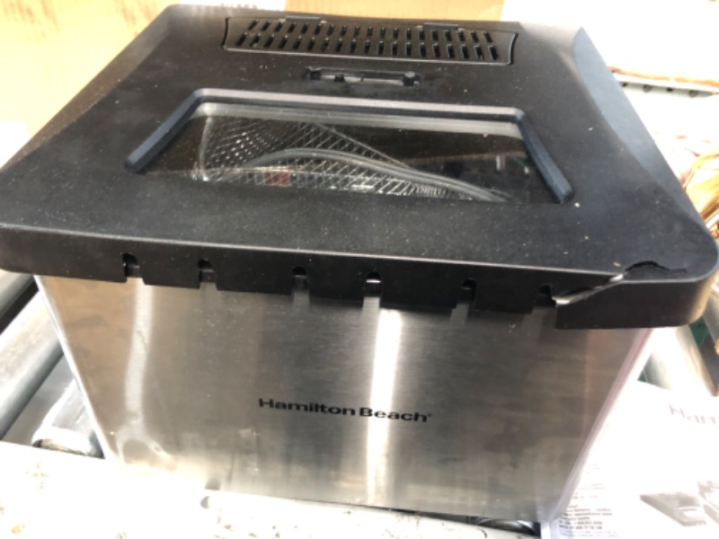 Photo 7 of **PARTS ONLY**
Hamilton Beach Professional Style Electric Deep Fryer, Lid with View Window, 1800 Watts, 19 Cups / 4.5 Liters Oil 