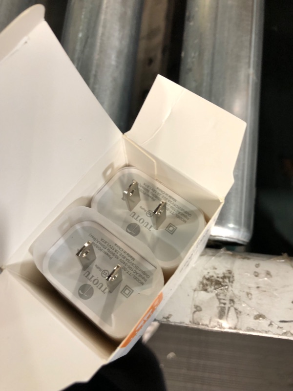 Photo 1 of 20W iPhone USB-C Charger Block with PD Fast Charging Capability, Type C Wall Charger