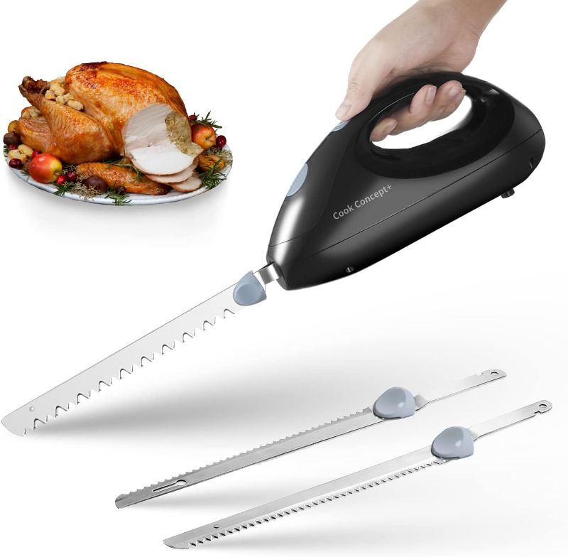 Photo 1 of **PARTS ONLY**
Cook Concept Electric Knife for Carving Meat, Fish, Turkey, Bread, Bone Cutting, Crafting Foam and More