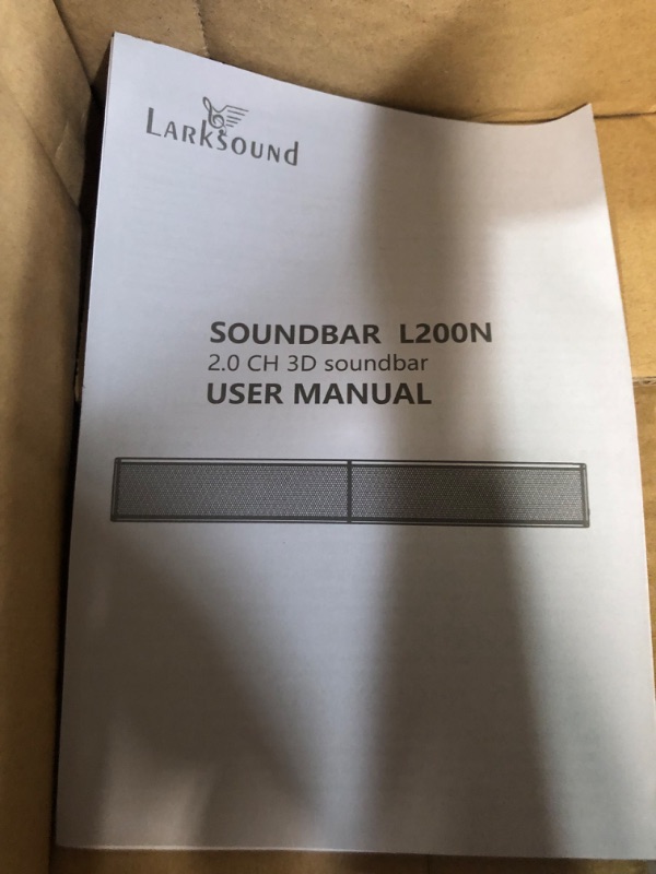 Photo 6 of LARKSOUND Sound Bar Surround Sound System, TV Speaker Soundbar Bluetooth/HDMI ARC/Optical/AUX/USB, 31 Inch