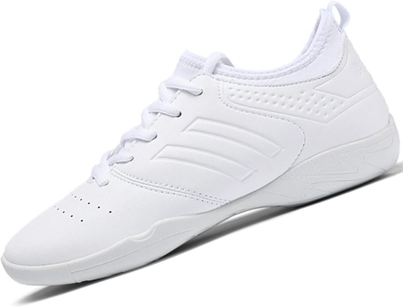 Photo 1 of Cheer Shoes for Youth Girls Women White Cheerleading Dancing Shoes Athletic Training Tennis Walking Size 35 (4-4.5)