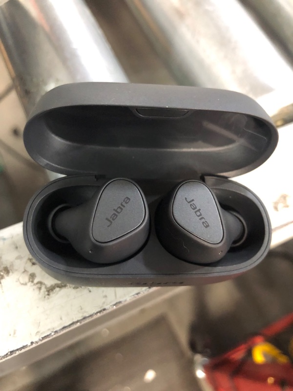 Photo 5 of Jabra Elite 4 True Wireless Earbuds - Active Noise Cancelling Headphones Laptop, iOS and Android Compatible DarkGrey