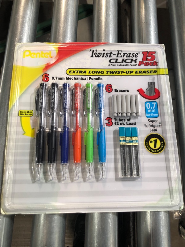 Photo 2 of Value Set of Pentel Twist-Erase Click Mechanical Pencil Pack