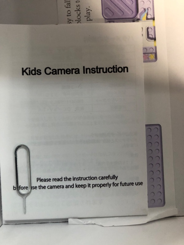 Photo 1 of Kids Camera for Boys Girls Age 3-12 with DIY Dinosaur Puzzle, 1080P Toddler Camera & Selfie Video Camera 32GB SD 