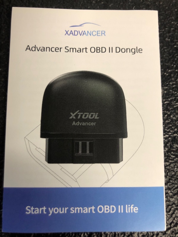 Photo 2 of XTOOL Advancer AD20 OBD2 Scanner Code Reader Check Engine Light Diagnostic Scan Tool for iPhone/Android, OBDII 