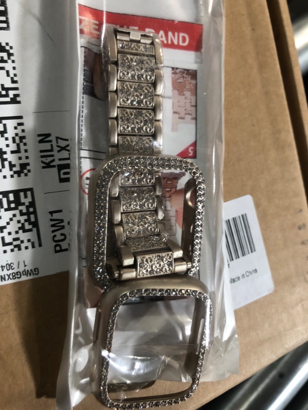 Photo 1 of Mosonio Compatible with Apple Watch Band 38mm 40mm 41mm 42mm 44mm 45mm 49mm with 2 Pack Case Women