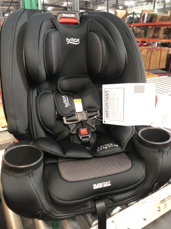 Photo 3 of Britax One4Life Convertible Car Seat, 10 Years of Use from 5 to 120 Pounds, Converts from Rear-Facing Infant Carbon