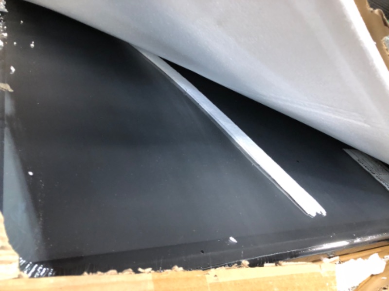 Photo 1 of ***DAMAGED - CORNERS CAVED IN - SEE PICTURES***
Premium Magnetic Hanging Chalkboard with Rustic Pine Wood, 36 x 48 Black