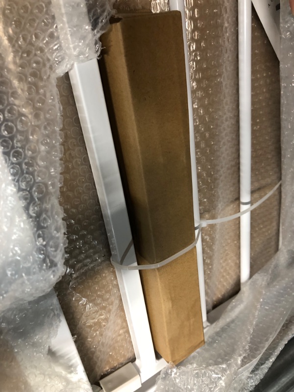 Photo 1 of BalanceFrom Easy Walk-Thru Safety Gate for Doorways and Stairways White 30-inch Tall, No Caps Fits 29.1 - 33.8" Wide