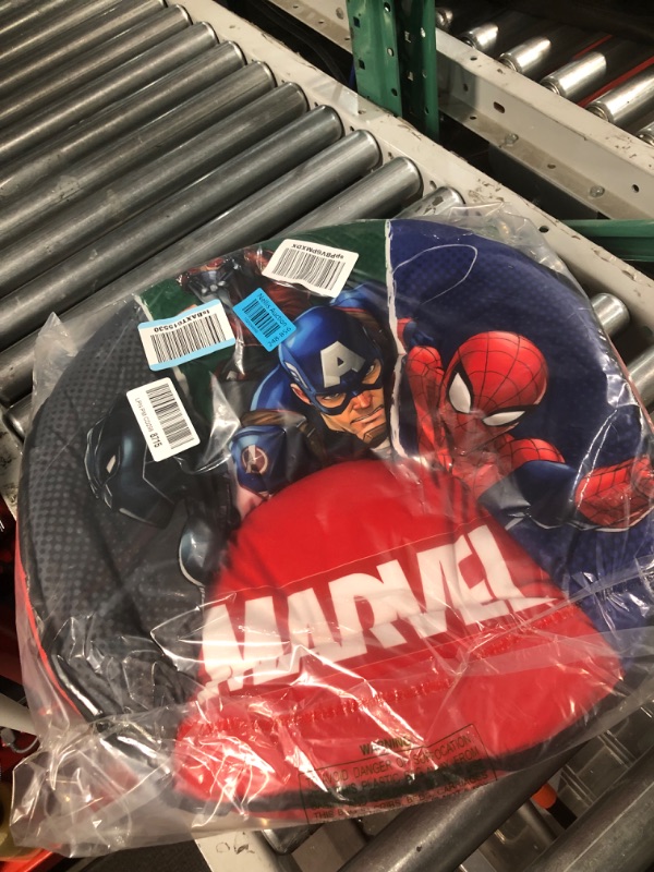 Photo 2 of Avengers Toddler 19” Folding Saucer Chair with Cushion, Metal, Ages 3+