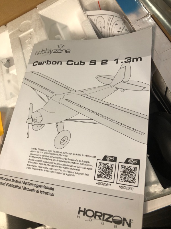 Photo 7 of *SEE NOTES* HobbyZone RC Airplane Carbon Cub S 2 1.3m RTF Basic (Battery and Charger Not Included), HBZ320001 Ready-To-Fly-Basic