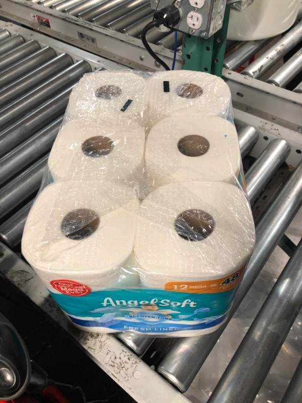 Photo 2 of Angel Soft® Toilet Paper, 12 Rolls , 2-Ply Bath Tissue