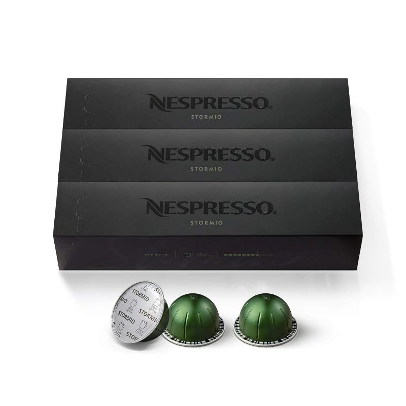 Photo 1 of ***SEE PICTURES FOR EXPIRATION DATE***
Nespresso Capsules VertuoLine, Stormio, Dark Roast Coffee, Coffee Pods, Brews 7.77 Ounce 10 Count (Pack of 3)