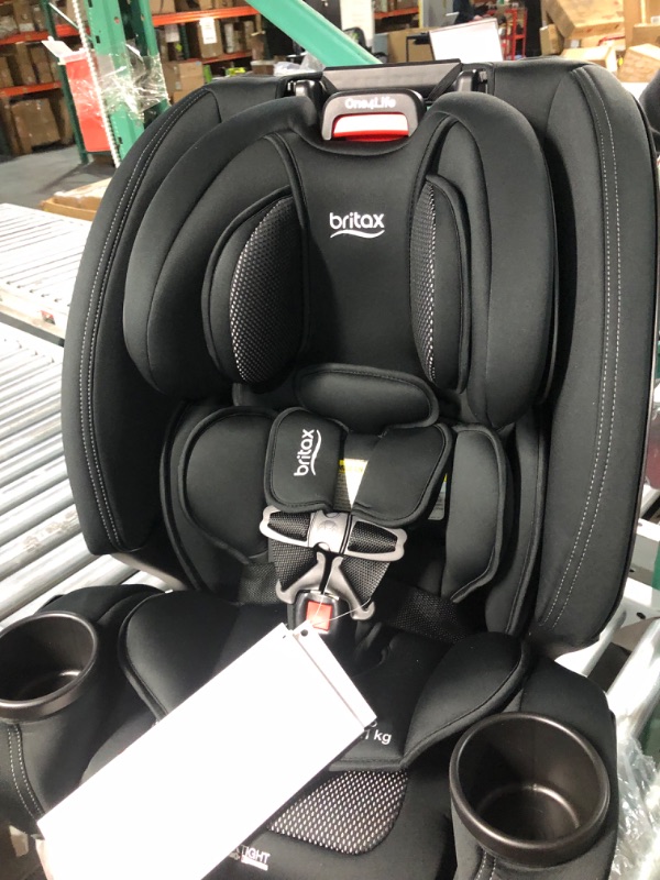 Photo 2 of *SEE NOTES*  Britax One4Life Convertible Car Seat, 10 Years of Use from 5 to 120 Pounds, Converts from Rear-Facing Infant Car Seat to Forward-Facing Booster Seat, Performance Fabric, Cool Flow Carbon